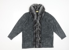 Frank Saul Women's Grey Faux