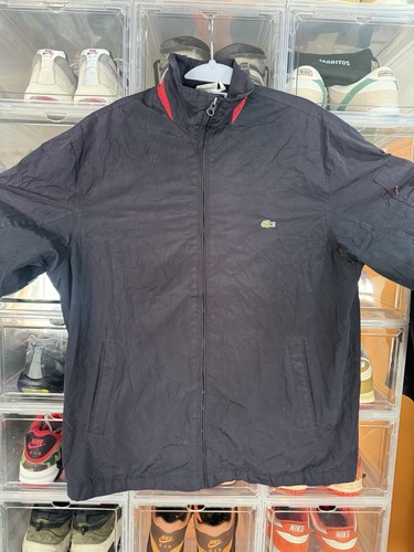 Vintage 90s lacoste navy mesh - lacoste,