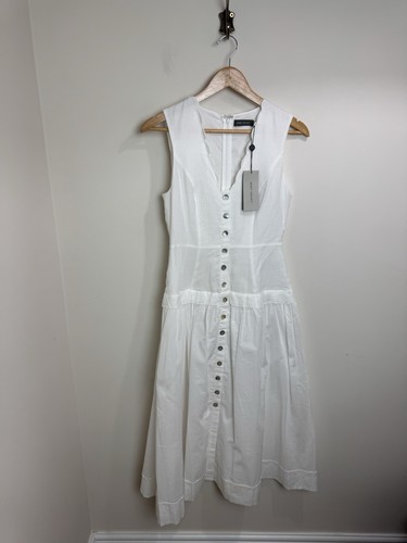 Mint velvet white ramie drop - ramie,