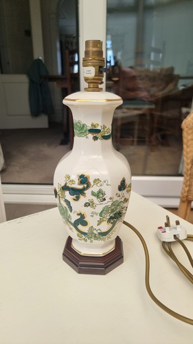 Vintage mason ironstone lamp - ironstone,