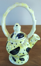 Novelty Handmade Teapot Yellow