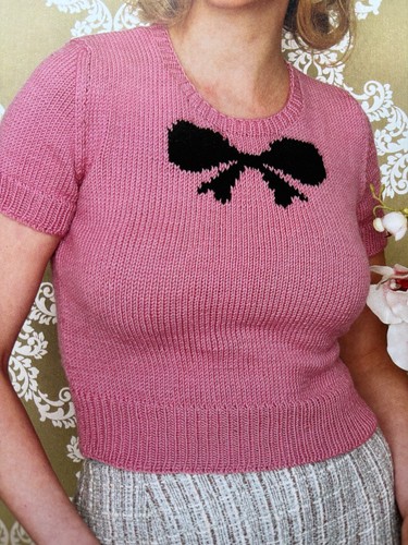 Ladies bow sweater 1940 - bow,