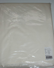 NEW 400 OTC ORG CREAM DOUBLE DUVET COVER SET WITH 2 PILLOWCASES