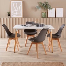 White kitchen dining - white, table