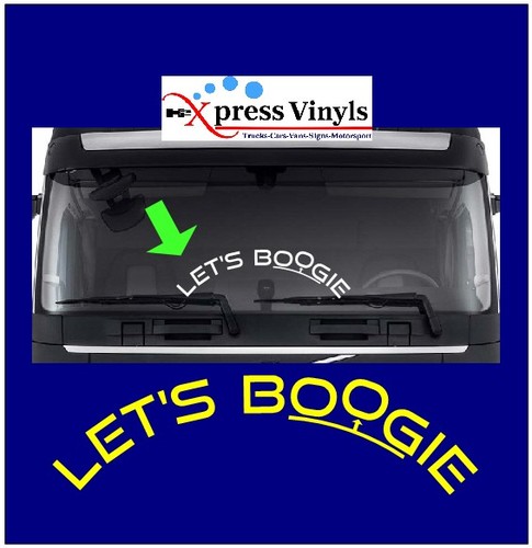 Let boogie truck - boogie, windscreen