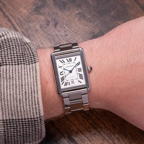 Stainless steel watch strap - steel,