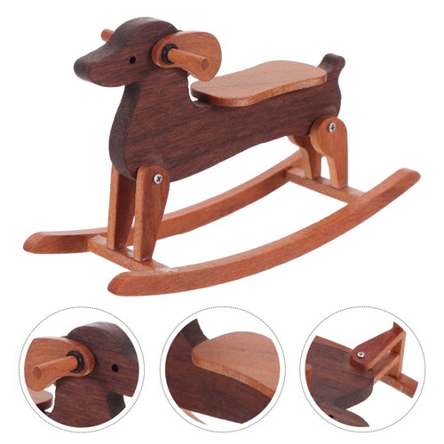 Brown wooden mini with - brown,