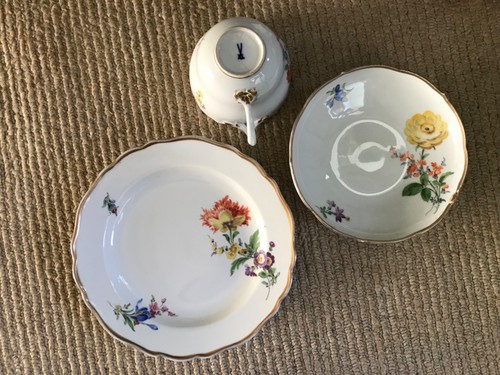 Meissen hand painted - , flora