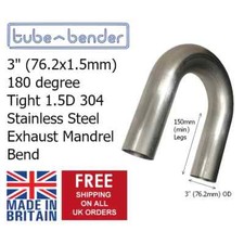 3" (76.2x1.5mm)180 degree