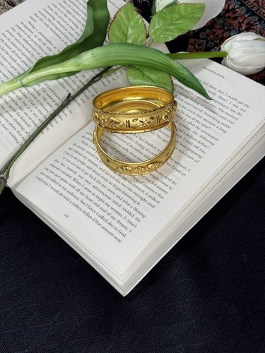 Indian gold plated bangles