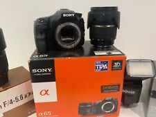 Sony SLT A65 camera, Lens  & equipment 
