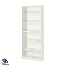 IKEA BILLY Bookcase White Heavy-Duty Shelving Unit Storage Shelf 80x28x202cm