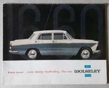 Wolseley 16/60 Brochure 1961