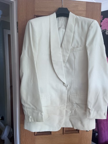 Cream men linen - cream, jacket