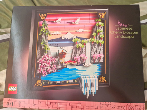 Lego art japanese cherry - lego,