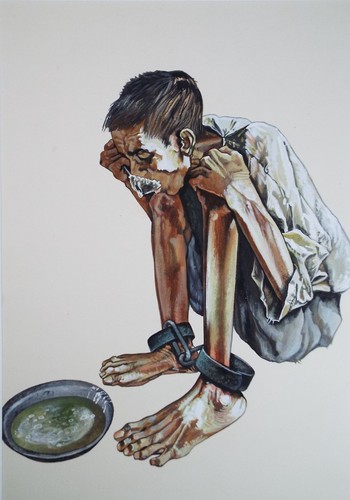 Watercolour gouache on - watercolour, &