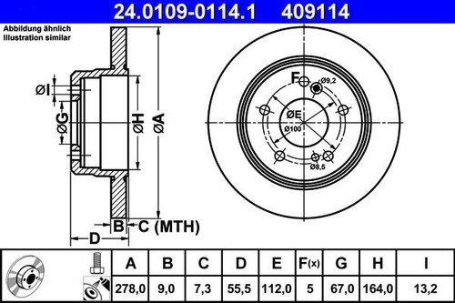 Brake discs chrysler crossfire - brake,