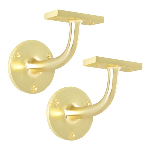 Handrail bracket satin - bracket, brass
