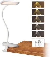CUHIOY Clip on Light for Headboard, Rechargeable Battery Bunk Bed Reading Light