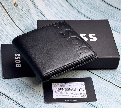 Bifold leather wallet - , with