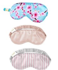 Smug Satin Luxury Beauty Sleep Eye Mask - Pink, Cherry Blossom or Candy Stripe