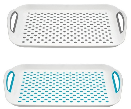 Serving tray with handles - serving, non