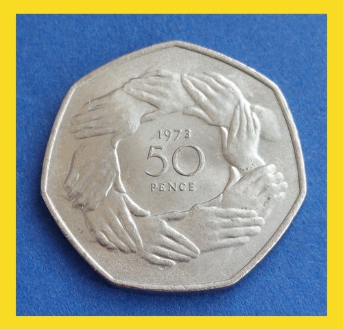 1973 eec 50p coin - 1973,