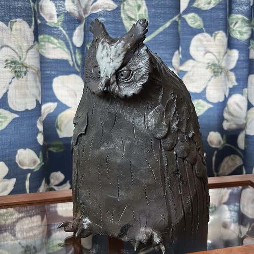 Owl figurine decorative - figurine,