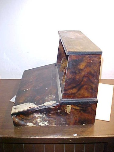 Antique miniature writing desk - antique,