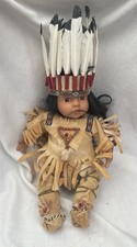 Native American Genuine Porcelain Doll Collectors Item