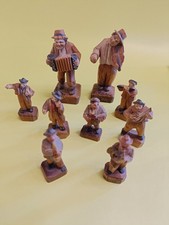 Unusual Vintage German Carved Wooden Figurines / Band - S Remo (2569)