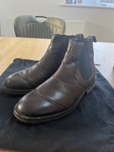 Belstaff men leather boots - belstaff, men's