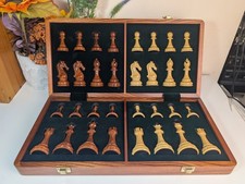 Kasperov Chess Set Staunton Wooden Inlaid Case XL 11cm Kings Tournament Xmas