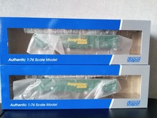 Dapol 4F-025-012 MJA Freightliner Heavy Haul Bogie Box Van (Set of 2) with Loads
