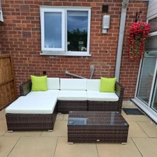 4 Seater Rattan Garden