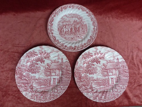 Old plate stoneware - old,