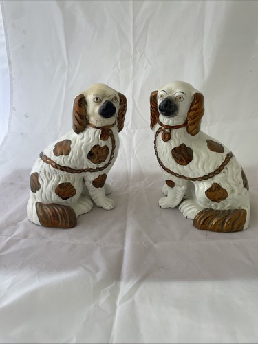 Pair vintage staffordshire - pair,