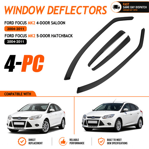 Wind deflectors for ford - 4x,