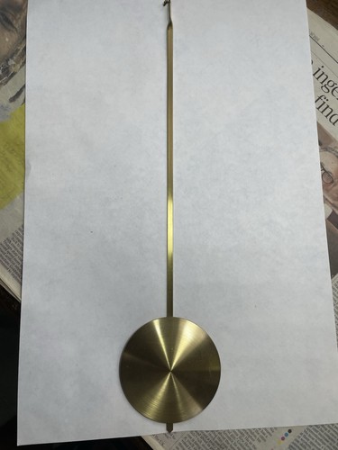 Modern brass pendulum 370mm - brass,