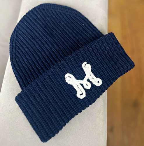 Viral navy blue beanie - h&m,