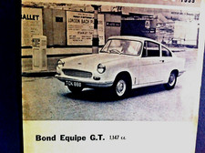 BOND EQUIPE GT - 1964 - Original Road Test removed from Autocar