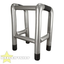 INFLATABLE WALKING FRAME PARTY BLOW UP OLD PERSON FANCY DRESS PROPS DECORATION