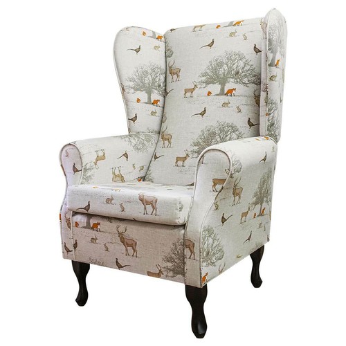 High back fireside armchair - fireside,
