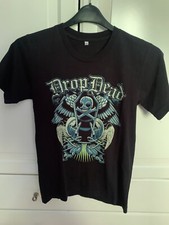 Vintage Drop Dead Clothing Black T Shirt Size XS Hardcore BMTH