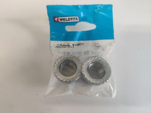 Weldtite bike nuts 14mm track - weldtite,