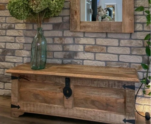 Large trunk chest rustic - large,
