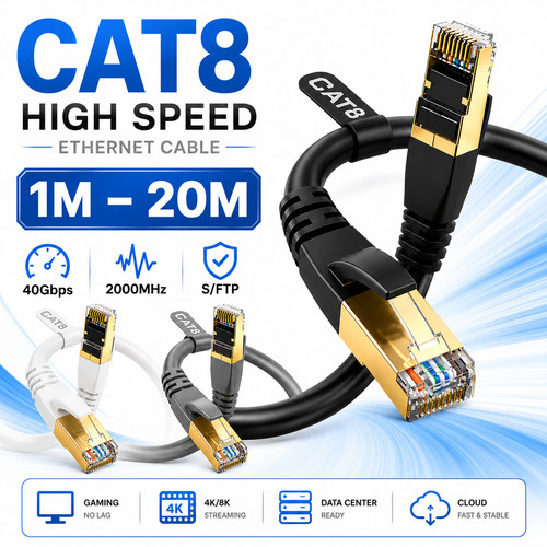 Ethernet cable rj45 cat8 - ethernet,