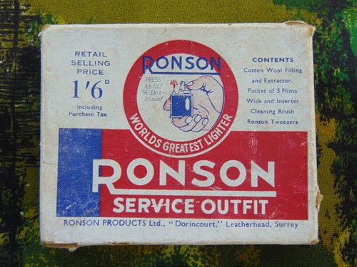 Ronson service outfit for - service,