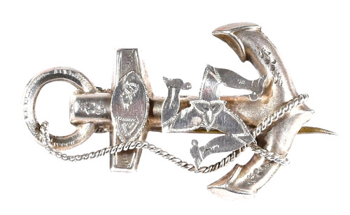 Antique royal navy - navy, anchor