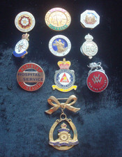 COLLECTION HOME FRONT & ASSOCIATION ENAMEL BADGES